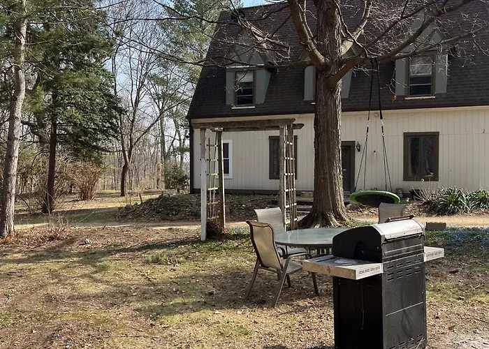 Main Level Rustic Getaway, Woodsy Area * Rockford