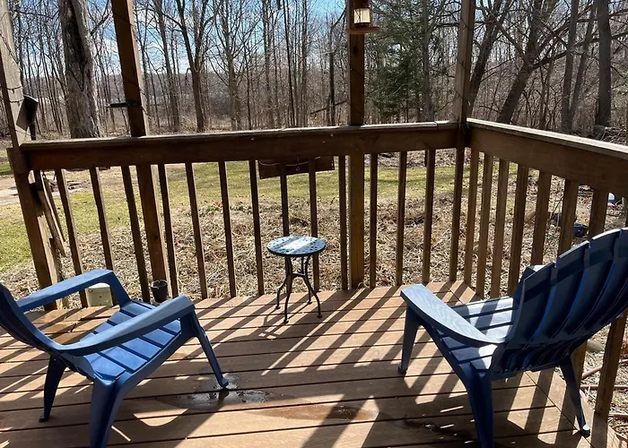 Main Level Rustic Getaway, Woodsy Area